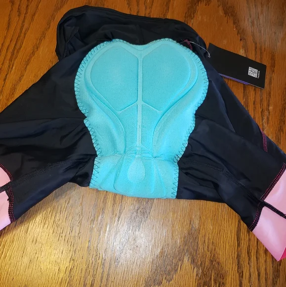 NEW Beroy high-waisted Bike Shorts with 3D Gel Padding Size Small - Picture 5 of 5